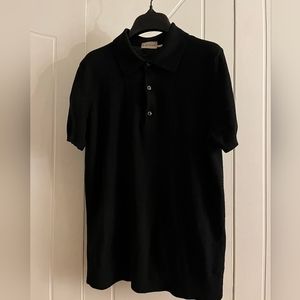 Moncler Small Black Wool Polo